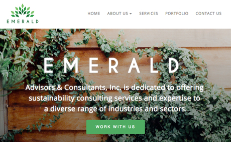Emerald Website Design